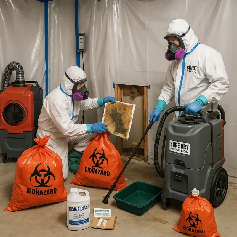 Contaminated Water Handling Protocols process in Hudson Oaks, TX