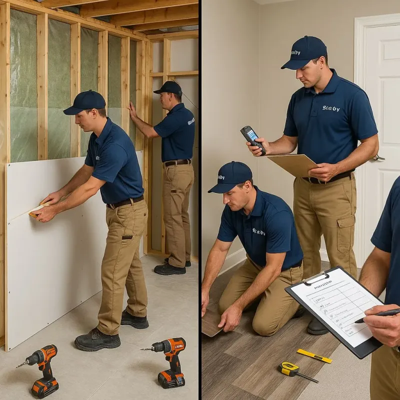 Repairs and Reconstruction process in Hudson Oaks, TX